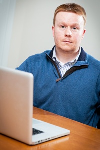 Adam Coulter is Curry's social media specialist. // COURTESY PHOTO //